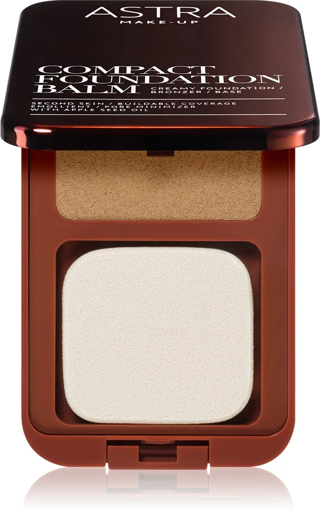 Astra Make-up Compact Foundation Balm kompakti voidemainen meikkivoide sävy 04 Medium 7,5 g