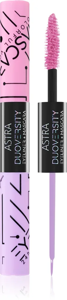 Astra Make-up Duoversity ripsiväri ja eyeliner 2in1 sävy 05 X-Tatic Fairy 2x3,5 ml