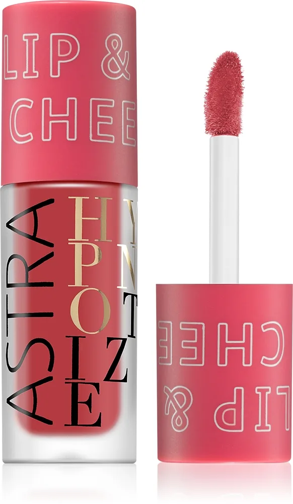 Astra Make-up Hypnotize Lip & Cheek Flytande rouge för läppar och kinder Skugga 04 Queen Peach 3,5 ml