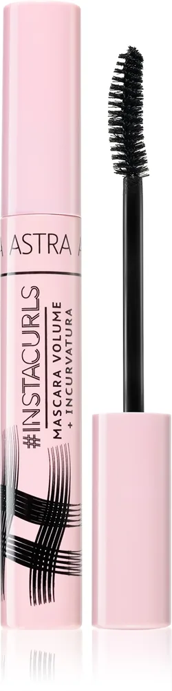 Astra Make-up #INSTACURLS volyymia antava ja taivuttava ripsiväri sävy Black 10 ml
