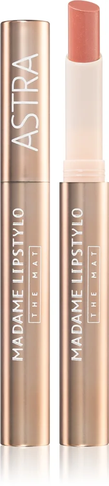 Astra Make-up Madame Lipstylo The Mat voidemainen huulipuna antaa mattavaikutelman sävy 01 Nude Bijou 2 g