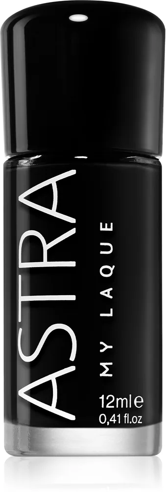 Astra Make-up My Laque 5 Free Langtidsholdbar neglelak Skygge 45 Super Black 12 ml