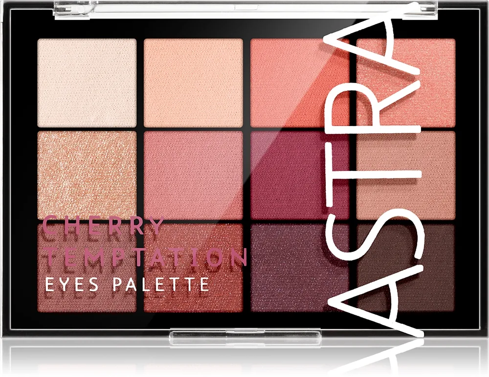 Astra Make-up Palette The Temptation luomiväripaletti sävy Cherry Temptation 15 g