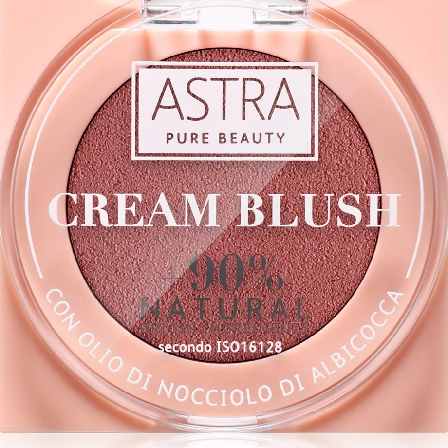Astra Make-up Pure Beauty Cream Blush voidemainen poskipuna sävy 01 Oasis 2.8 g