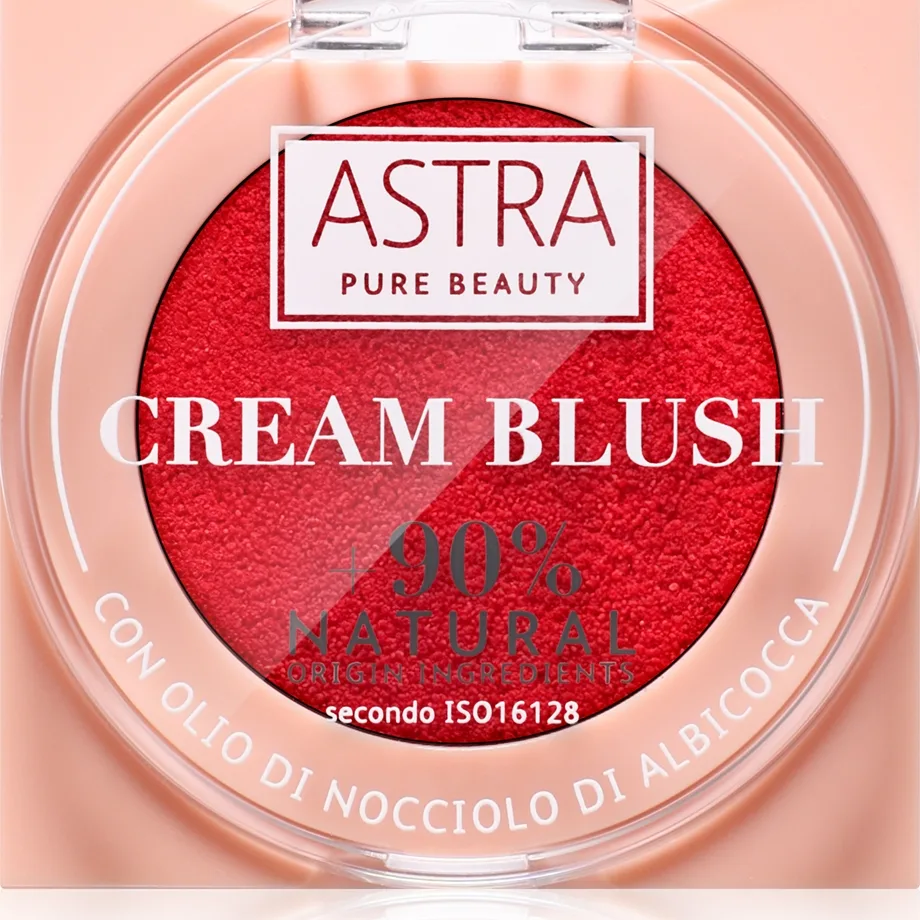 Astra Make-up Pure Beauty Cream Blush voidemainen poskipuna sävy 04 Coccinelle 2.8 g