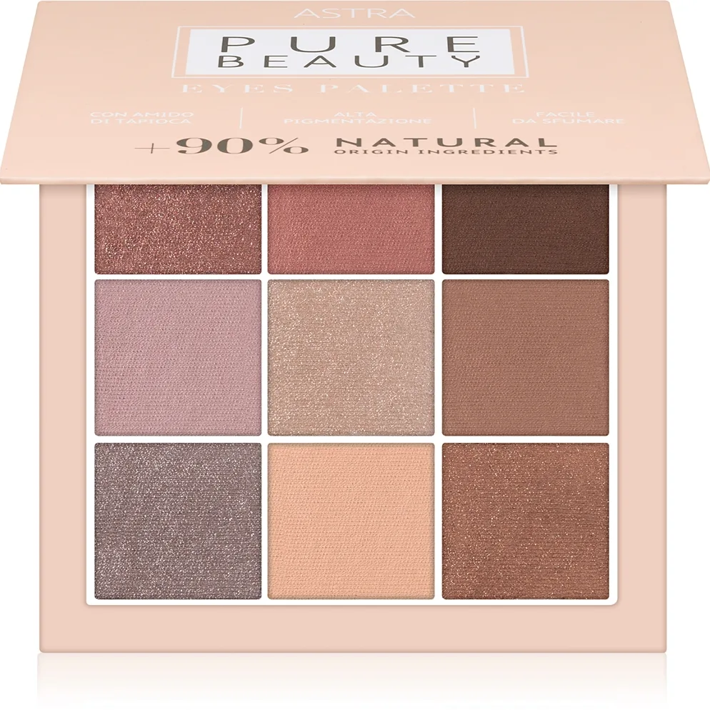Astra Make-up Pure Beauty Eyes Palette luomiväripaletti 15,5 g
