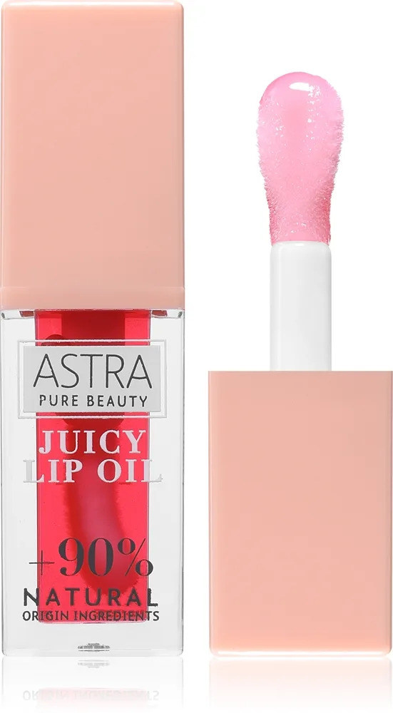 Astra Make-up Pure Beauty Juicy Lip Oil ravitseva huulikiilto sävy 02 red oasis 5 ml