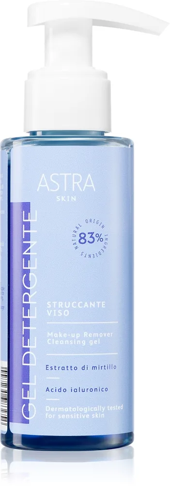 Astra Make-up Skin hellävarainen puhdistusgeeli kaikille ihotyypeille 100 ml
