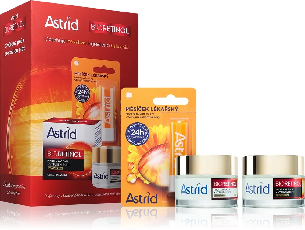 Astrid Bioretinol Presentförpackning för fläckfri hud