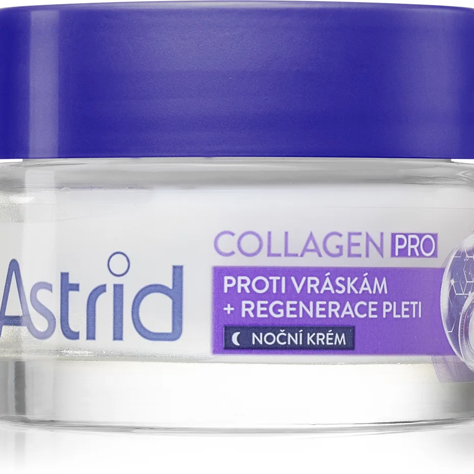 Astrid Collagen PRO ikääntymisen merkkejä ehkäisevä yövoide elvyttävä vaikutus 50 ml