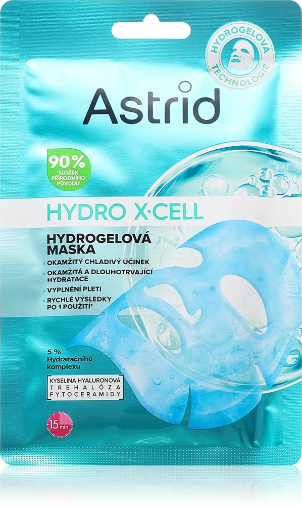 Astrid Hydro X-Cell Hydrogelmask för mjukare hy 1 st.