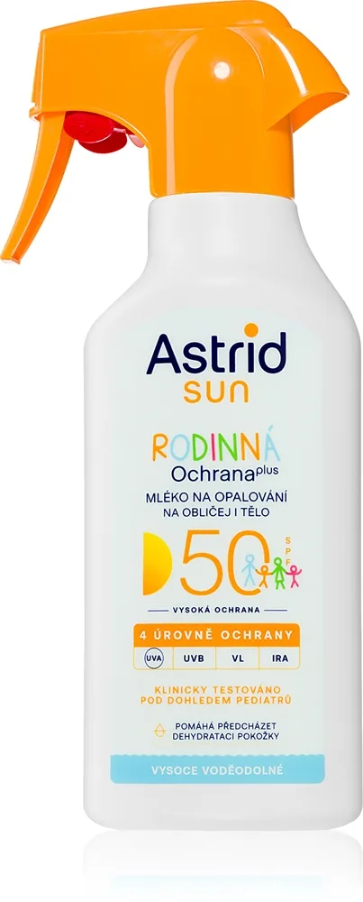 Astrid Sun Sol-lotion för kroppen i spray SPF 50 270 ml