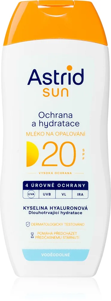 Astrid Sun Sol-lotion för kroppen SPF 20 Hög solskyddsfaktor 200 ml