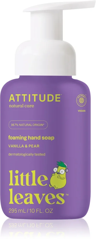 Attitude Little Leaves Vanilla & Pear Håndsæbe til børn 295 ml