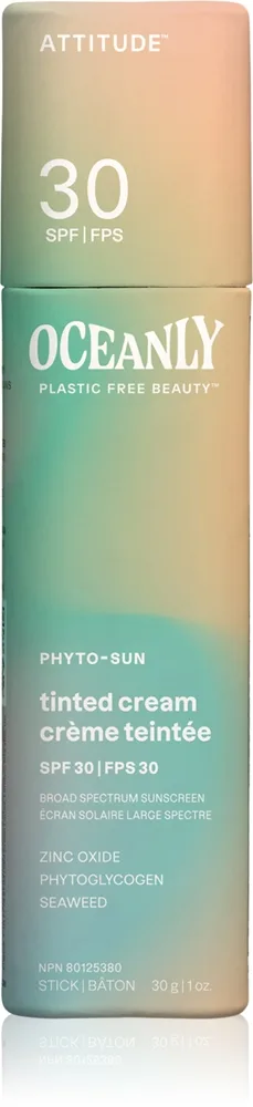 Attitude Oceanly Plastic Free Beauty Tinted Moisturiser SPF 30 30 g