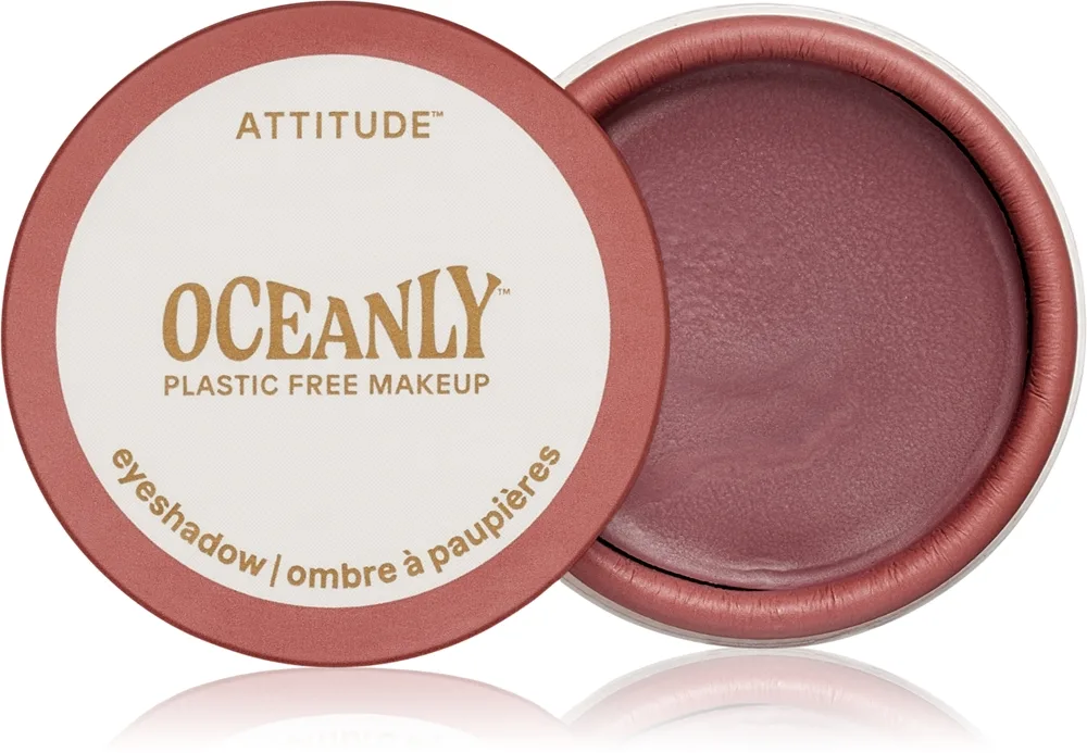 Attitude Oceanly Plastic Free Makeup Krämig ögonskugga med matt effekt Skugga Dusty Rose 5 ml