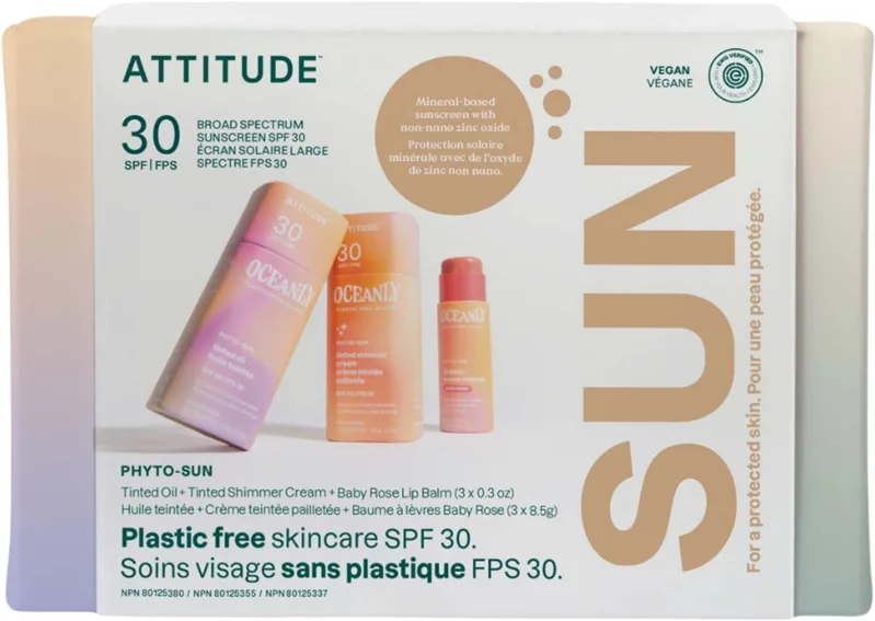 Attitude Oceanly Sun set SPF 30 for kvinner