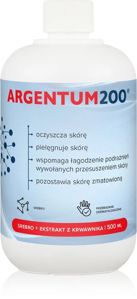 Aura Herbals Argentum200® Tonic Ansigtstoner med kolloidalt sølv 500 ml