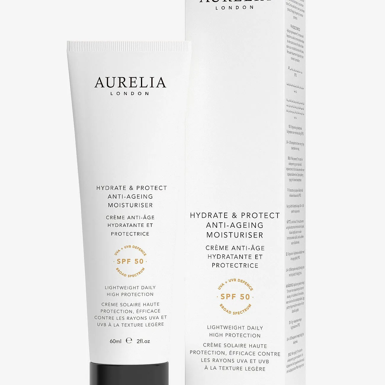 Aurelia Probiotic Skincare Hydrate And Protect Anti-Ageing Spf 50 60Ml - Nude - 60 ML