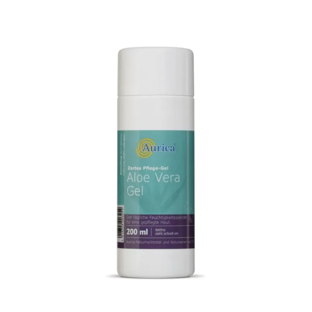 Aurica Aloe Vera Gel regenerierende Hautpflege, 200 ml Gel