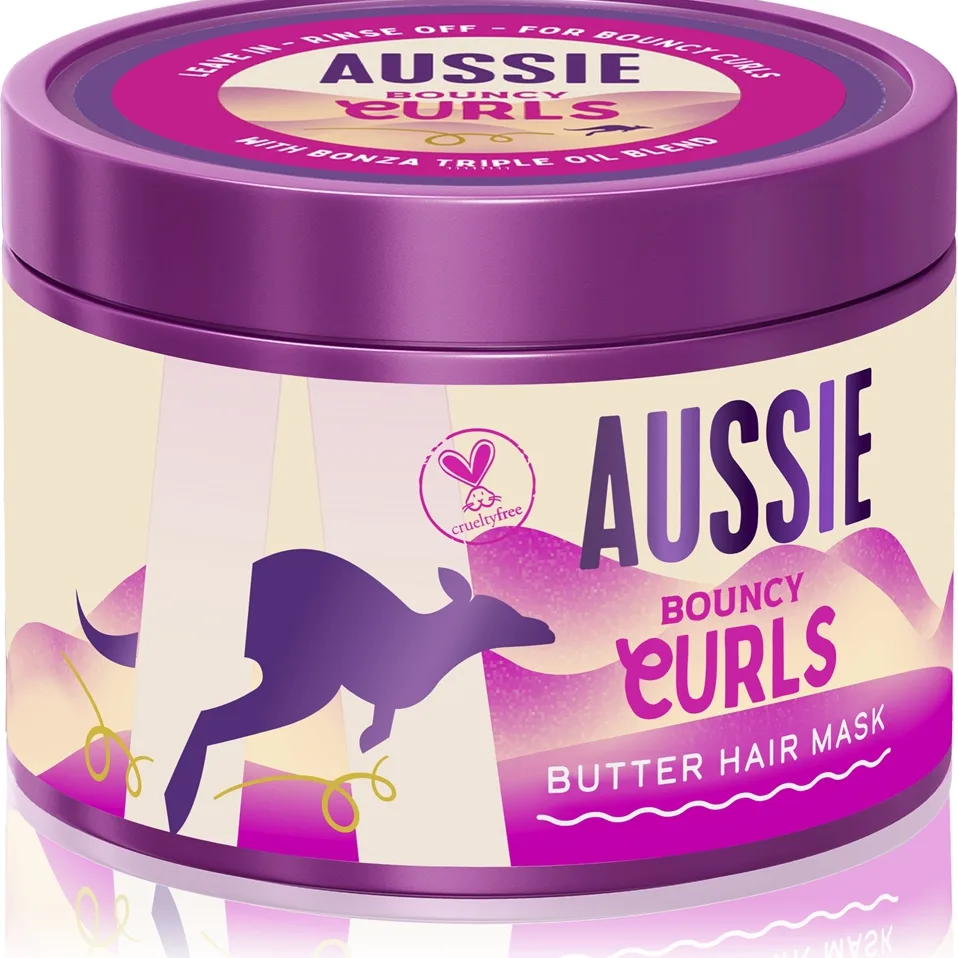 Aussie Bouncy Curls Återfuktande mask för lockigt hår 500 ml
