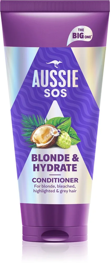 Aussie SOS Blonde & Hydrate kosteuttava hoitoaine vaaleille hiuksille 350 ml