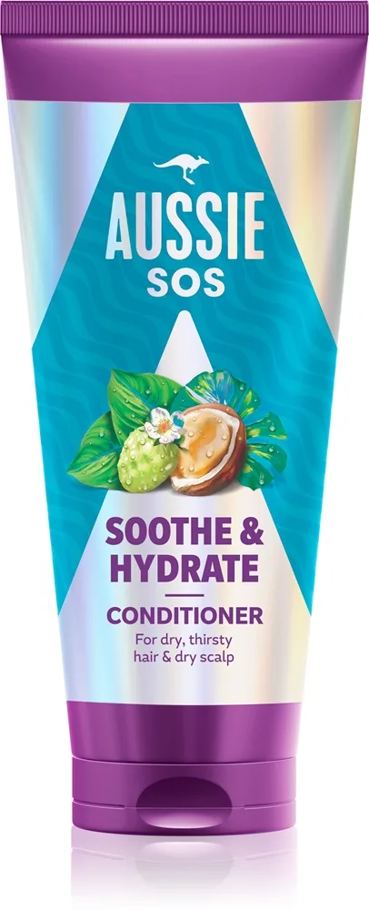 Aussie SOS Sooth & Hydrate kosteuttava hoitoaine hiuksiin 200 ml