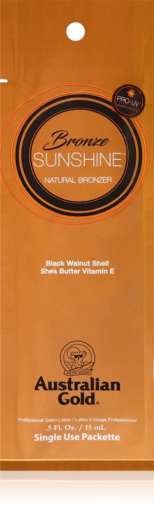 Australian Gold Bronze Sunshine Solarie brunings creme med bronzer 15 ml