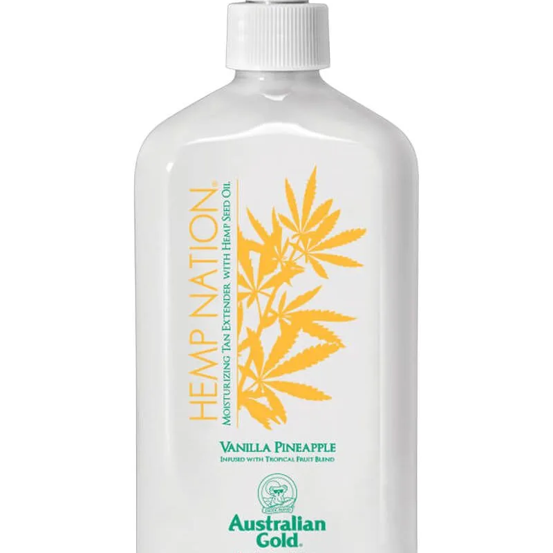 Australian Gold Hemp Nation Vanilla Pineapple Tan Extender Body Lotion 532 ml