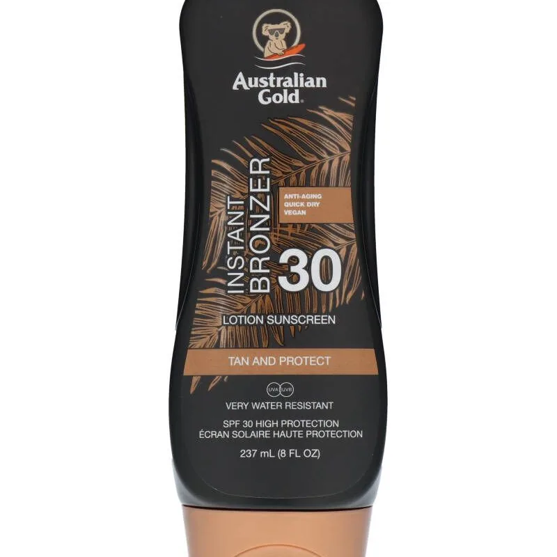 Australian Gold Instant Bronzer Lotion Sunscreen SPF 30 (F) 237 ml