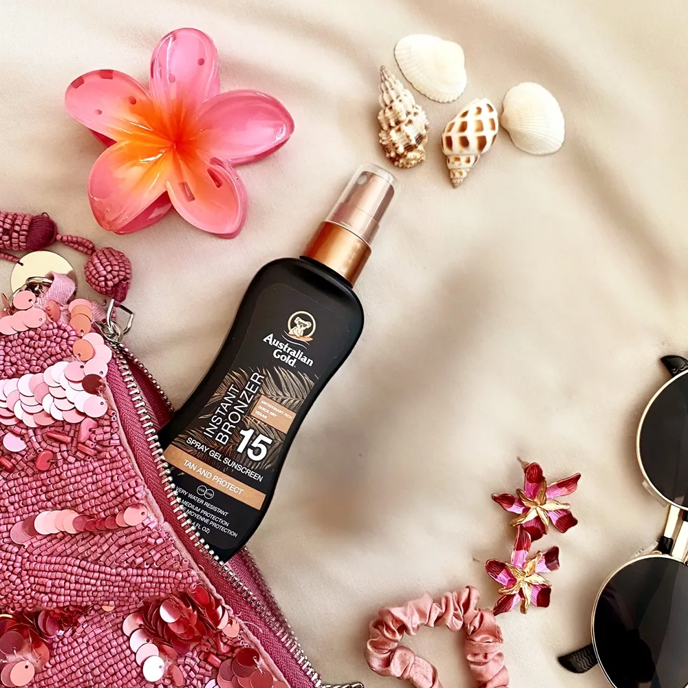 Australian Gold Instant Bronzer Skyddssolskyddsmedel i spray Med bronzer SPF 15 100 ml