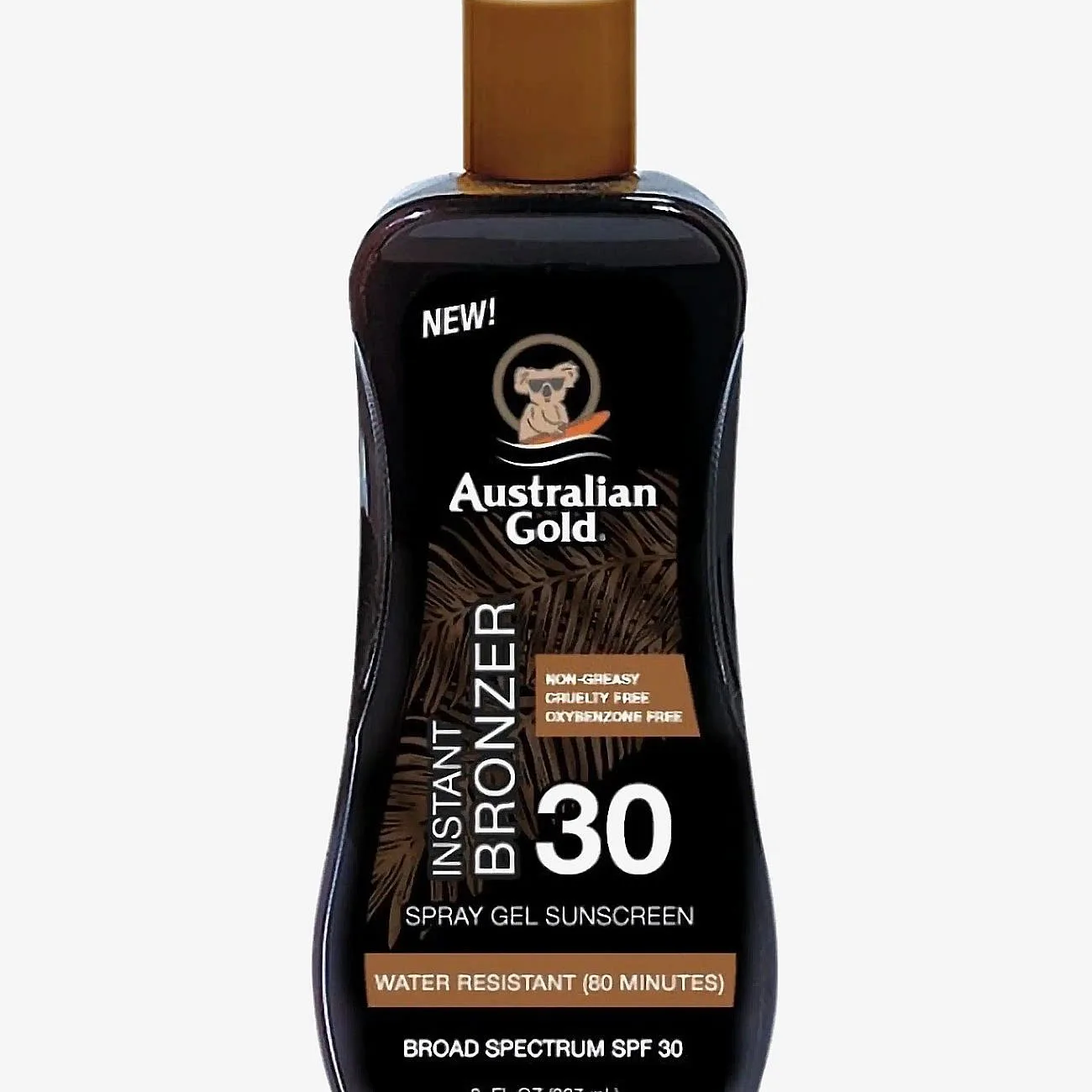 Australian Gold Instant Bronzer Spraygel Spf 30 - Nude - 237 ML