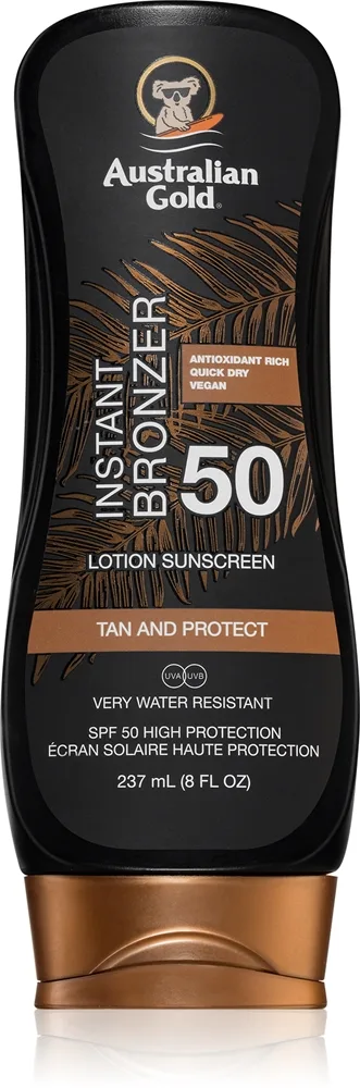 Australian Gold Lotion With Bronzer Solcreme Med bronzer SPF 50 237 ml