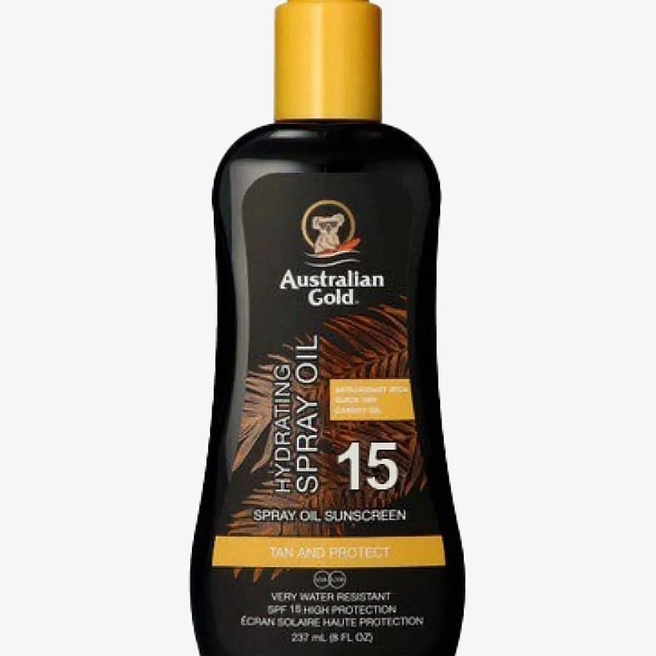 Australian Gold Spray Oil Sunscreen Kropsoliespray SPF 15 237 ml