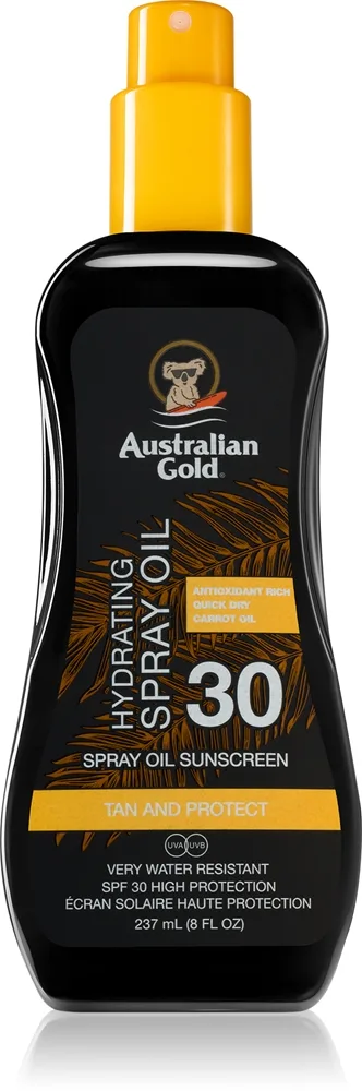 Australian Gold Carrot Spray Oil Sunscreen SPF 30 (F) 237 ml