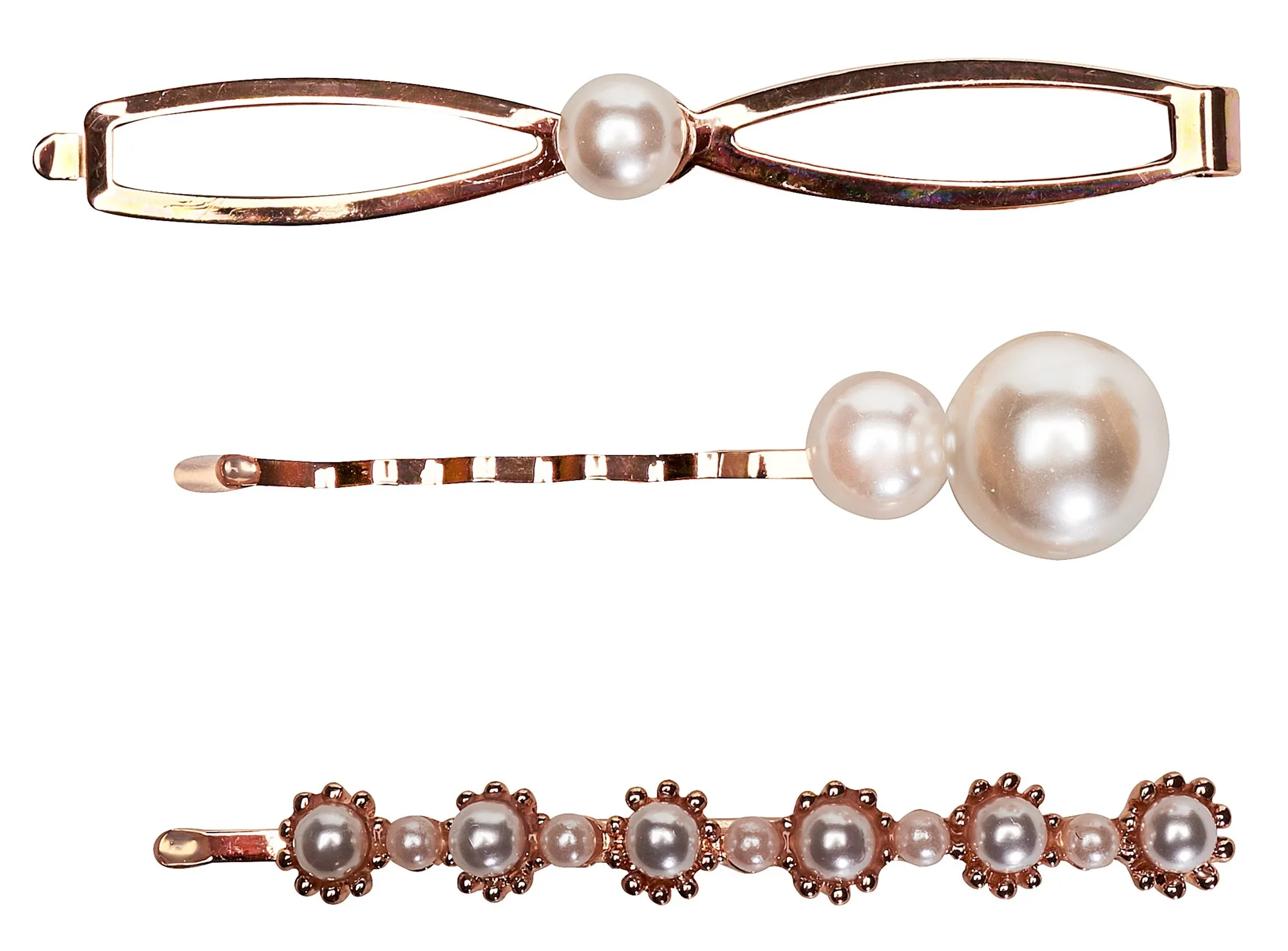 Avalea Clip pearls 3 pcs