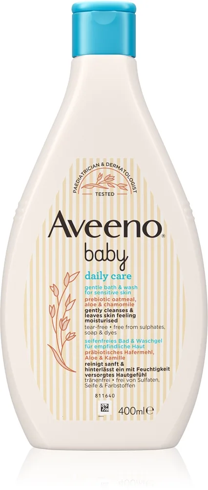 Aveeno Baby Daily Care Brus og badegel til børn 400 ml