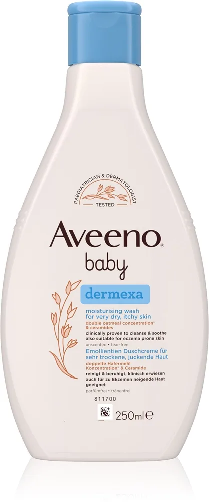 Aveeno Baby Dermexa Fugtgivende rensegel 250 ml