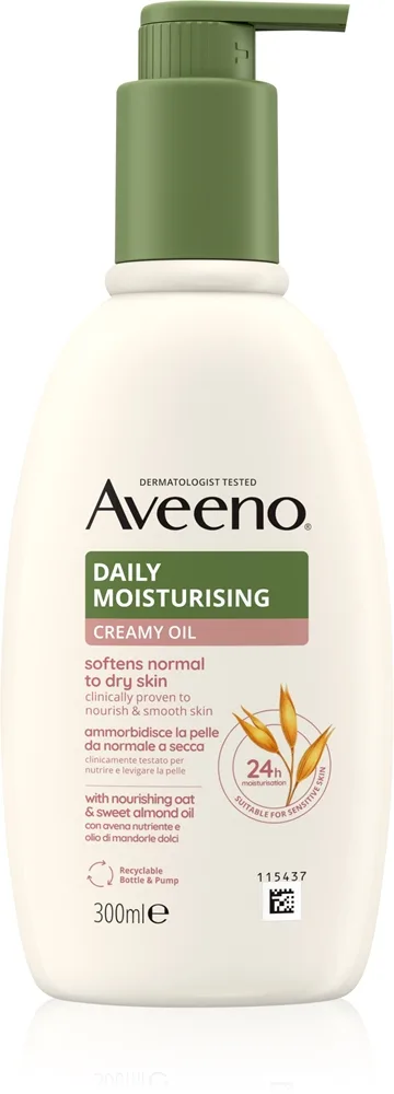 Aveeno Daily Moisturising Softens Dry Skin Mild kroppslotion 300 ml