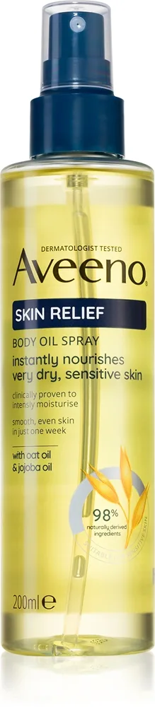 Aveeno Skin Relief Body Oil Spray Spray med kroppsolja 200 ml