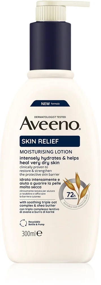 Aveeno Skin Relief Nourishing Lotion Fugtende bodylotion Til meget tør hud 300 ml