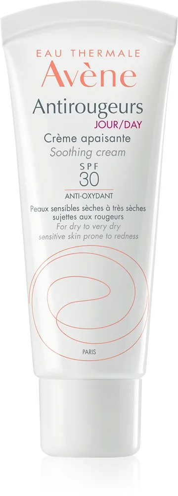 Avène Antirougeurs Soothing Cream Lugnande dagkräm motverkar rodnader SPF 30 40 ml
