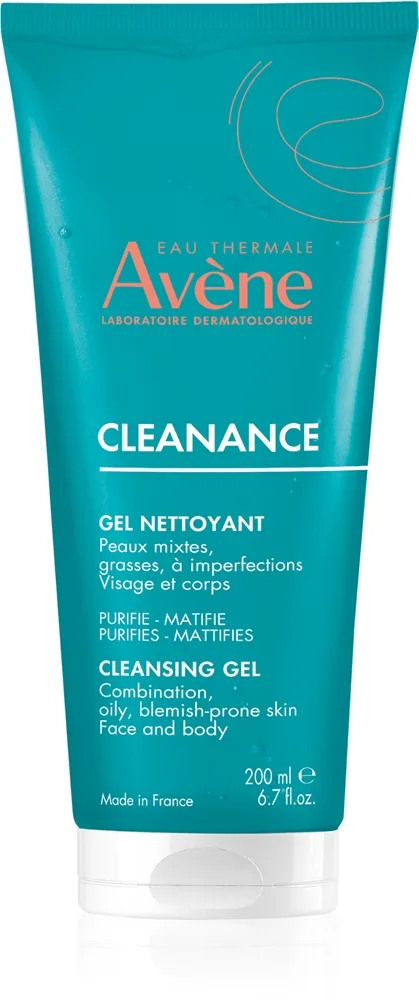 Avène Cleanance Cleansing Gel Rensegel Til fedtet hud med tendens til akne 200 ml
