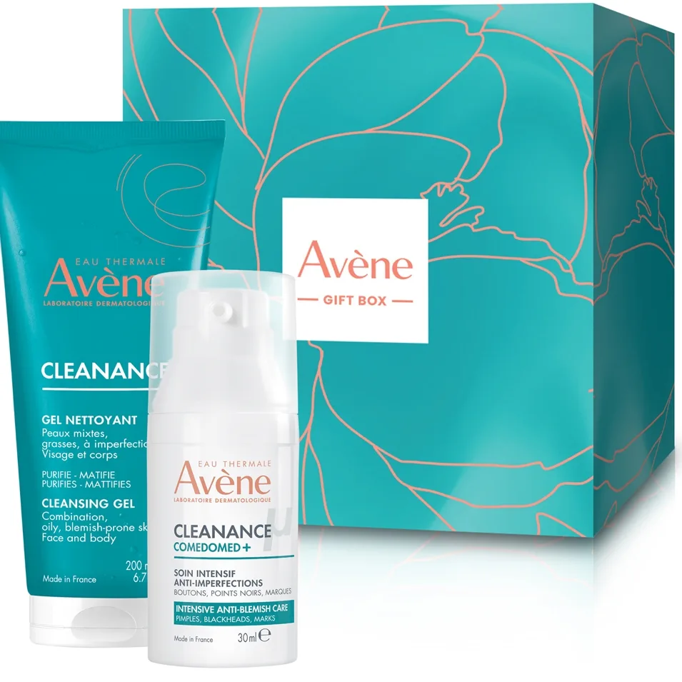Avène Cleanance Gift Box joululahjasetti rasvoittuvalle, akneen taipuvaiselle iholle