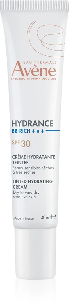 Avène Hydrance BB Rich Tinted Hydrating Cream Farvet fugtende creme SPF 30 40 ml
