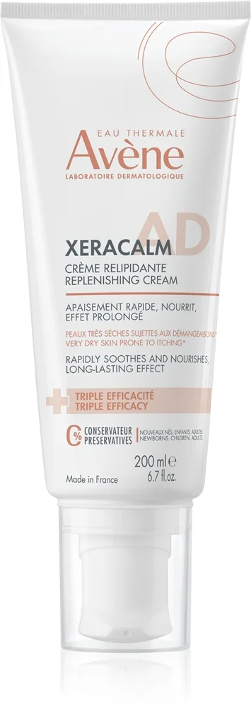 Avène XeraCalm A.D. Lipid-Replenishing Cream Genoprettende lipid creme til tør og atopisk hud 200 ml