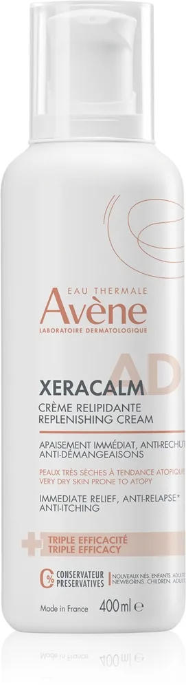 Avène XeraCalm A.D. Lipid-Replenishing Cream Genoprettende lipid creme til tør og atopisk hud 400 ml