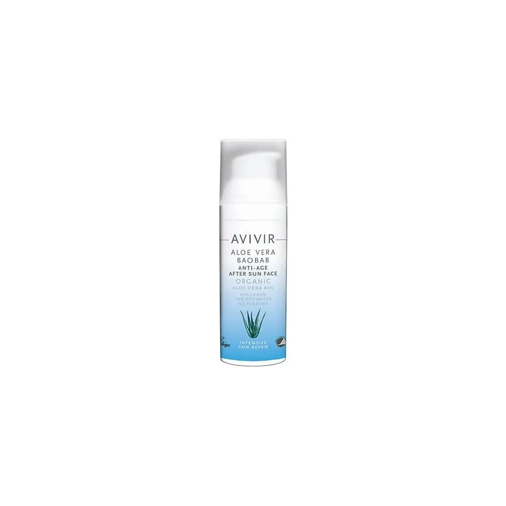 Avivir Aloe Vera Baobab Anti-Age AfterSun Face 50 ml