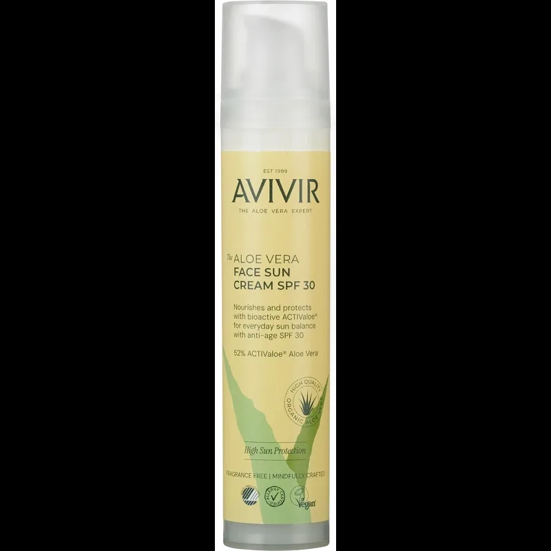 Avivir Aloe Vera Sun Face Cream SPF30 50 ml