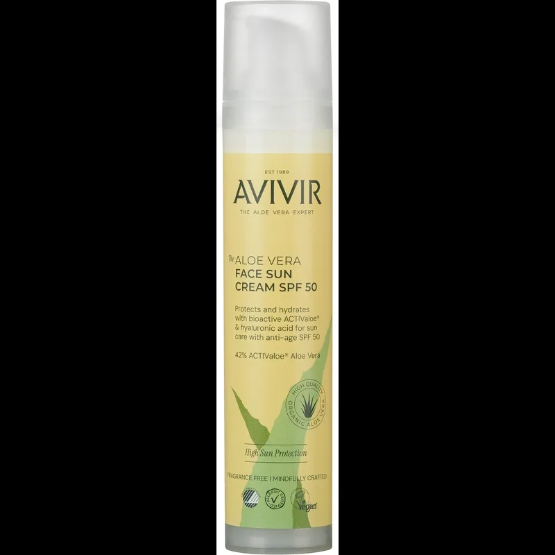 Avivir Aloe Vera Sun Face Cream SPF50 50 ml